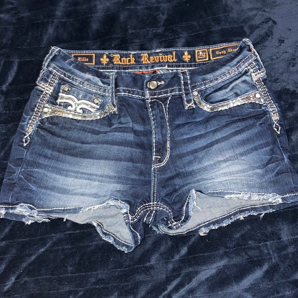 Buckle Jean Shorts - Picture 1 of 5